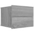 Mesita de noche madera contrachapada gris Sonoma 40x30x30