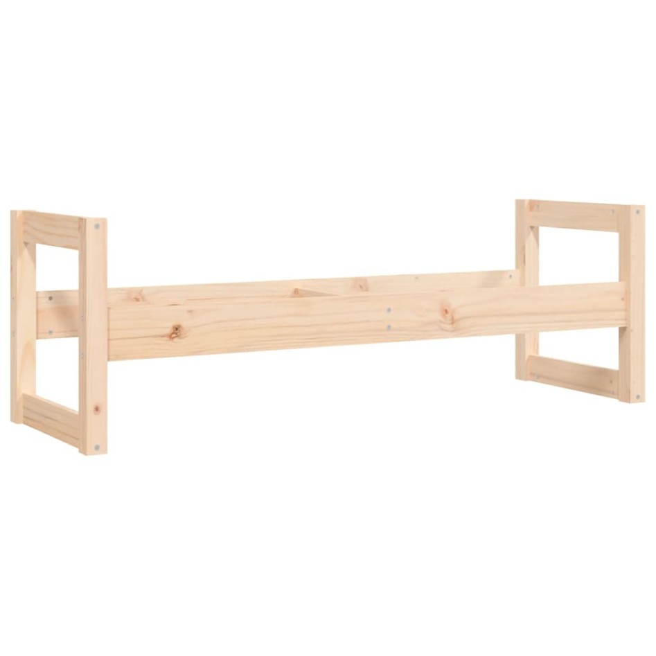 Soporte para neumáticos madera maciza de pino 120x40x40