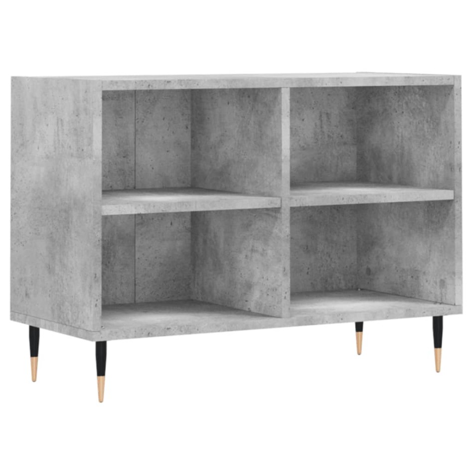Mueble de TV madera de ingeniería gris hormigón 69,5x30x50