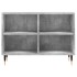 Mueble de TV madera de ingeniería gris hormigón 69,5x30x50