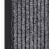 Felpudo de rayas gris 80x120