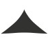 Toldo de vela triangular tela Oxford gris antracita 5x5x6