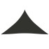 Toldo de vela triangular tela Oxford gris antracita 5x5x6