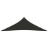 Toldo de vela triangular tela Oxford gris antracita 5x5x6