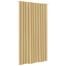 Toldo para balcón de tela oxford amarillo y naranja 140x240