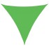Toldo de vela HDPE verde claro 160 g/m² 5x5x5