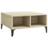 Mesa de centro madera contrachapada roble Sonoma 60x60x30