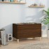 Mueble discos madera contrachapada roble marrón 74,5x38x48
