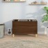Mueble discos madera contrachapada roble marrón 74,5x38x48