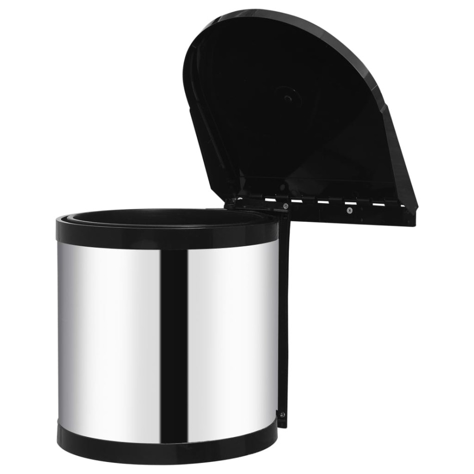 Papelera de cocina empotrada acero inoxidable 8