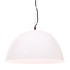 Lámpara colgante vintage 25 W blanca redonda 41 cm