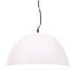 Lámpara colgante vintage 25 W blanca redonda 41 cm