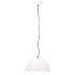 Lámpara colgante vintage 25 W blanca redonda 41 cm