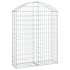Cesta gaviones forma arco hierro galvanizado 100x30x120/140