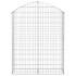 Cesta gaviones forma arco hierro galvanizado 100x30x120/140