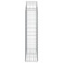 Cesta gaviones forma arco hierro galvanizado 100x30x120/140