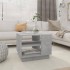 Mesa de centro madera de ingeniería gris hormigón 55x55x43