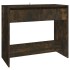 Mesa consola madera de ingeniería roble ahumado 89x41x76,5
