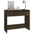 Mesa consola madera de ingeniería roble ahumado 89x41x76,5