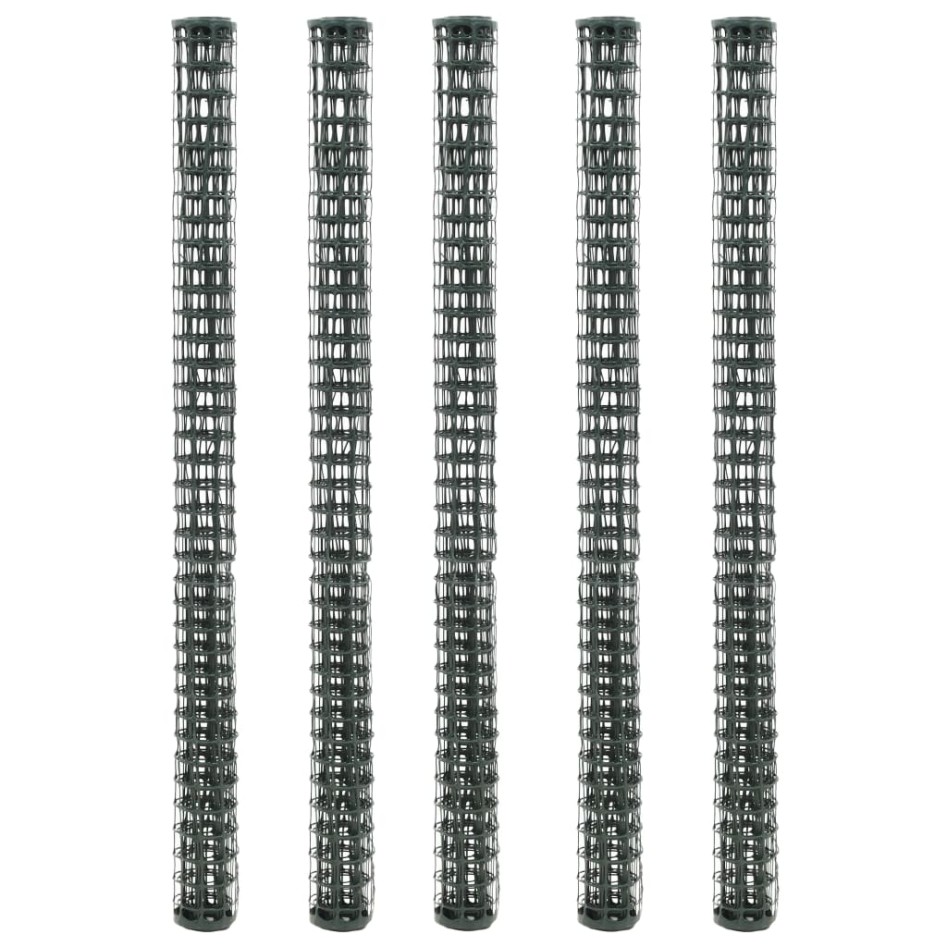 Malla para valla de jardín HDPE 5 unidades 1x1,2 m