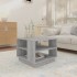 Mesa de centro madera de ingeniería gris Sonoma 55x55x43