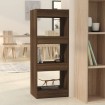 Estantería/divisor madera ingeniería marrón roble 40x30x103 cm