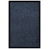 Felpudo de rayas azul 80x120