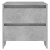 Mesita de noche madera ingeniería gris hormigón 45x34,5x44,5