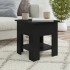 Mesa de centro madera de ingeniería negra 40x40x42
