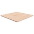 Tablero de mesa cuadrada madera de roble sin tratar