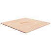 Tablero de mesa cuadrada madera de roble sin tratar 70x70x1,5cm