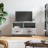 Mueble para TV madera contrachapada gris hormigón 80x36x50