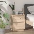 Mesita de noche madera maciza de pino 40x35x50