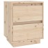 Mesita de noche madera maciza de pino 40x35x50
