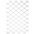 Nature Enrejado de jardín 100x200 cm PVC blanco