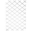 Nature Enrejado de jardín 100x200 cm PVC blanco 6040703