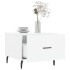 Mesa de centro madera de ingeniería brillo blanco 50x50x40
