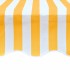 Toldo de lona amarillo girasol y blanco 3x2,5 m sin