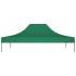Techo de carpa para celebraciones verde 4,5x3 m 270
