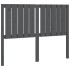 Cabecero de cama madera maciza de pino gris 125,5x4x100