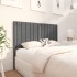 Cabecero de cama madera maciza de pino gris 125,5x4x100