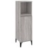 Armario de baño madera contrachapada gris Sonoma 30x30x100