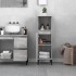 Armario de baño madera contrachapada gris Sonoma 30x30x100