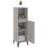 Armario de baño madera contrachapada gris Sonoma 30x30x100