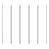 Biombo divisor de 5 paneles de tela blanco 250x220