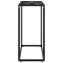 Mesa consola vidrio templado negro 60x35x75