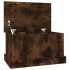 Baúl almacenaje madera contrachapada roble ahumado 50x30x28