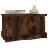 Baúl almacenaje madera contrachapada roble ahumado 50x30x28