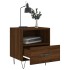 Mesita noche 2 uds madera ingeniería marrón roble 40x35x47,5