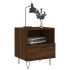 Mesita noche 2 uds madera ingeniería marrón roble 40x35x47,5